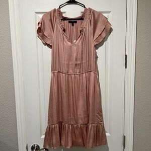Banana Republic Soft Satin Sleeveless Tiered Dress NWT Size 14